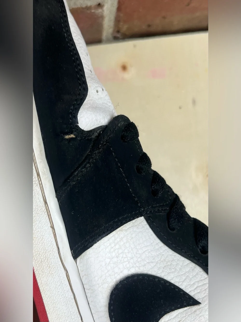 Nike Air Jordan 1 Low SE Black Toe Men’s Size 13